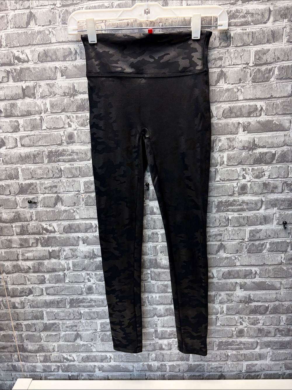SPANX Black Camo High-Waist Leggings
